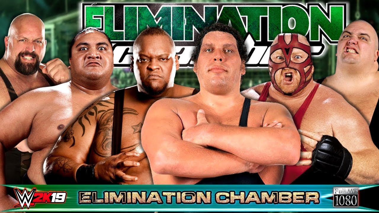 WWE2K19 GAMEPLAY: Yokozuna, KingKongBundy, Vader, Big Daddy V, Big Show, Andre | ELIMINATION CHAMBER