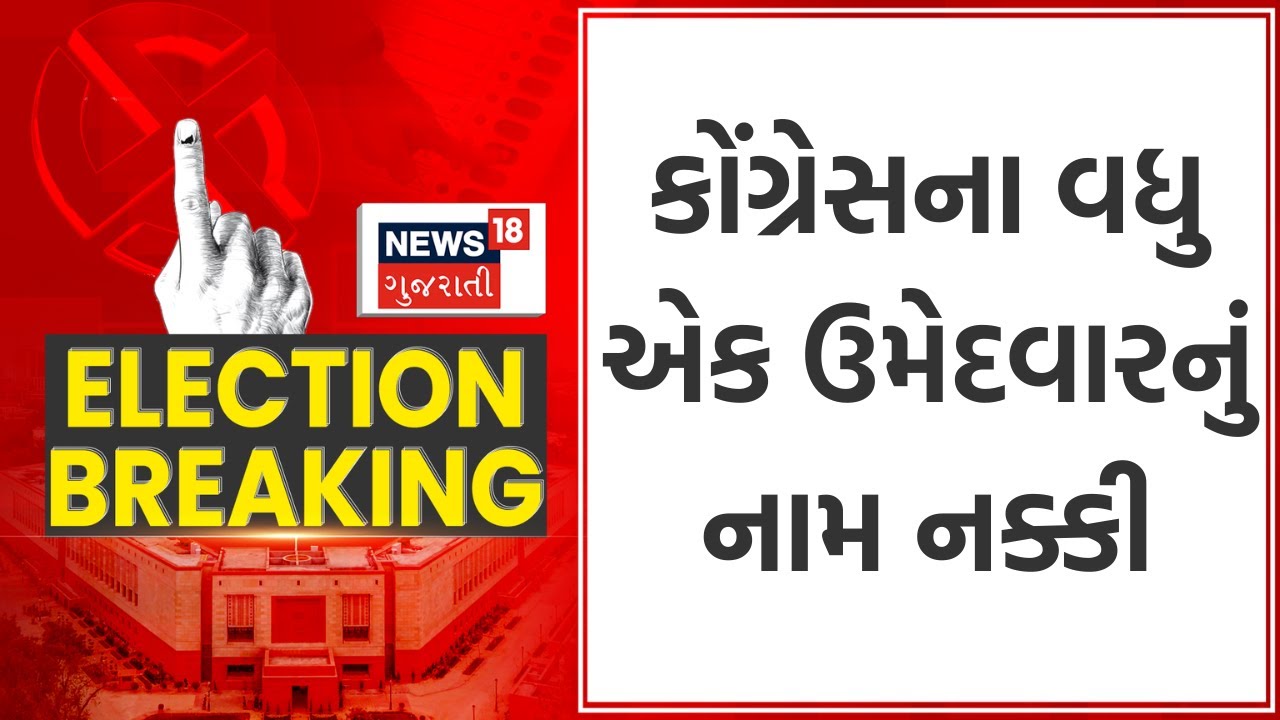 Lok Sabha Election 2024 News: કોંગ્રેસના વધુ એક ઉમેદવારનું નામ નક્કી | Panchmahal | Congress |News18