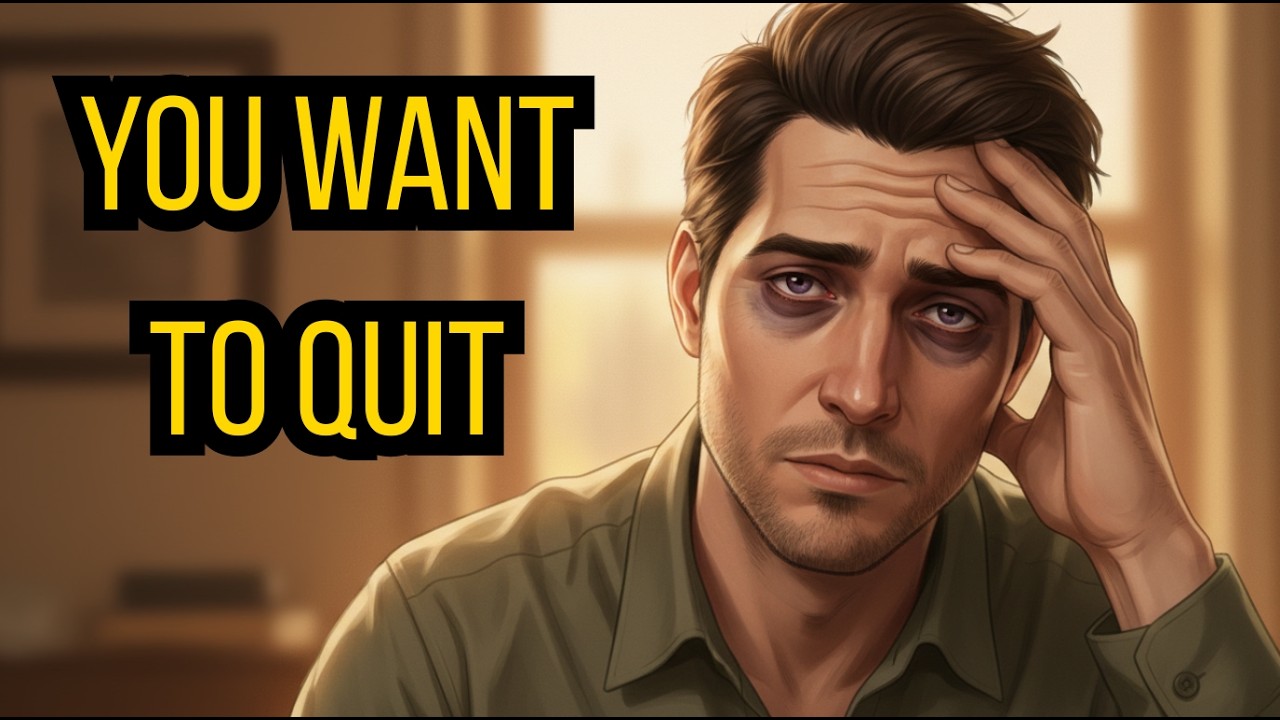 You Want to Quit. Here's Why You Shouldn't. Yet.
