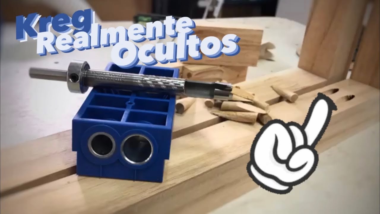 Cortador de TAPONES para los TORNILLOS OCULTOS Kreg