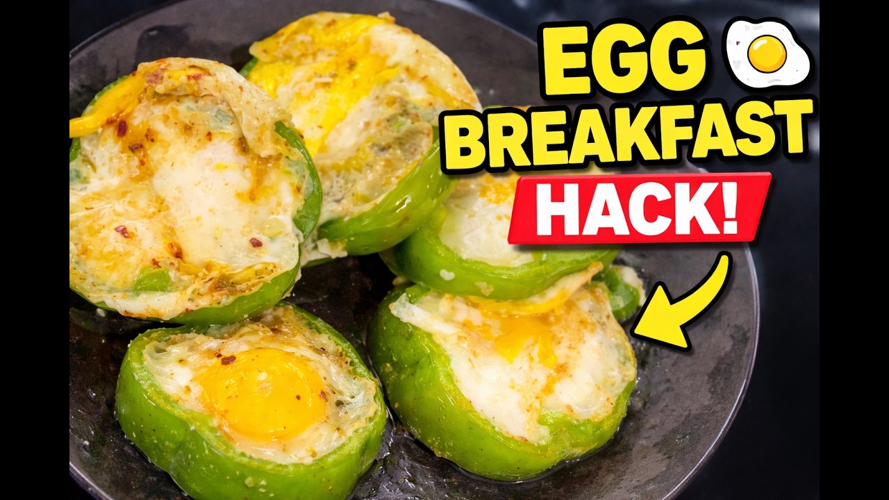 Stop Frying Eggs! Try This Bell Pepper Egg Breakfast Hack