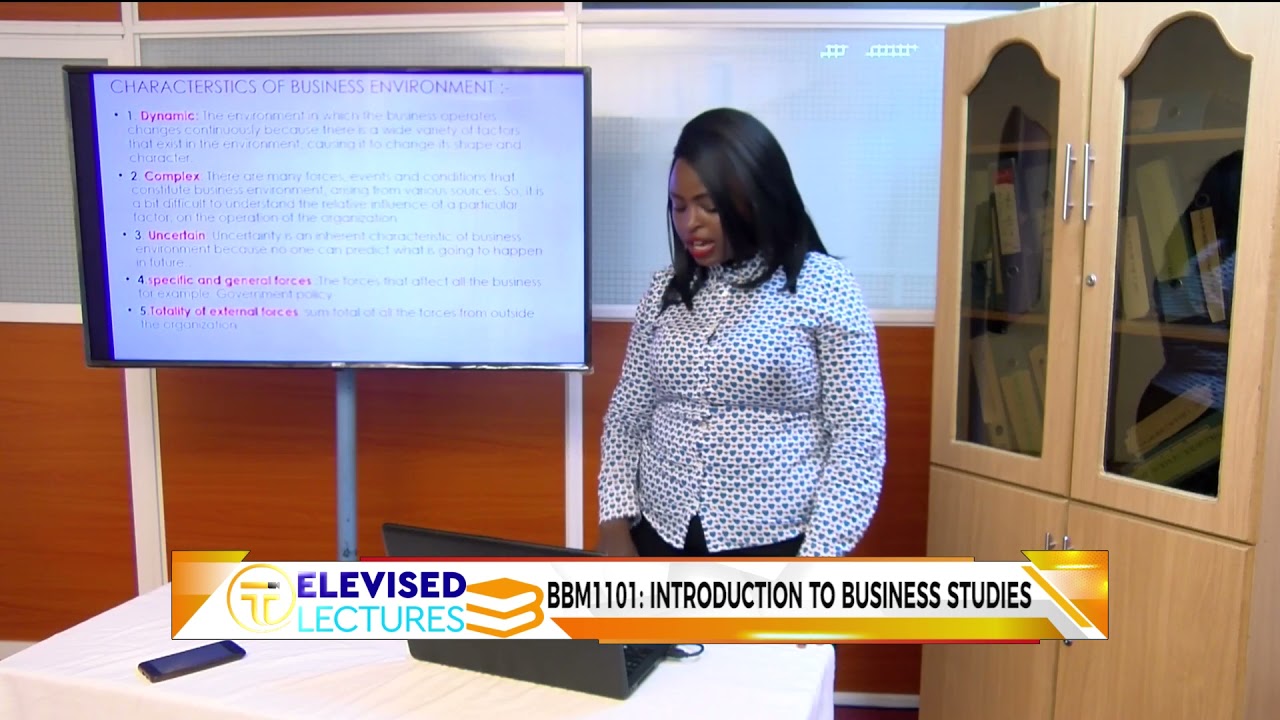 BBM1101: INTRODUCTION TO BUSINESS STUDIES
