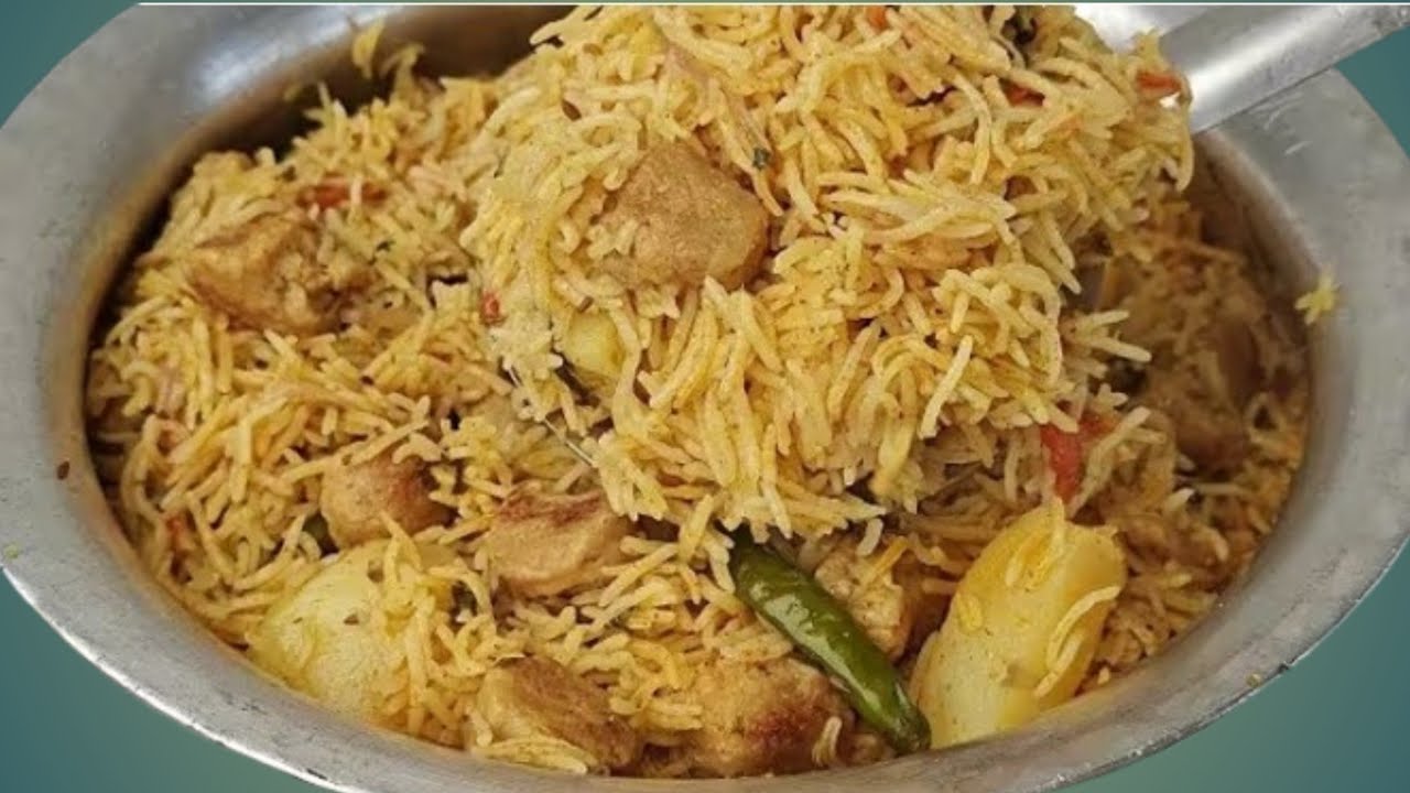 आलु सोयाबिना बिरीयानी कैसे बनाए टेस्टी | aalu soyabean ki tahari kaise | Aalu soybean biryani recipe