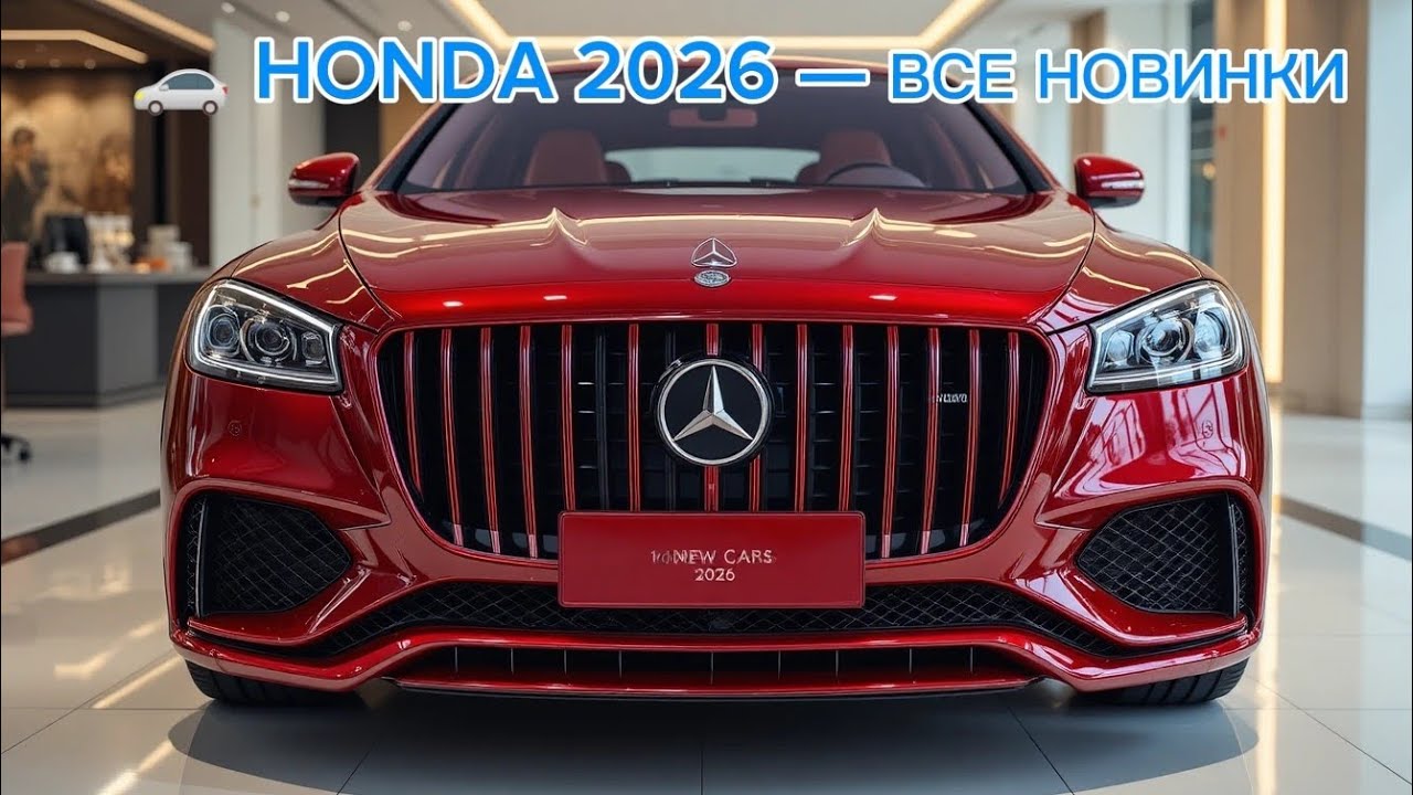 10 НОВЫХ АВТОМОБИЛЕЙ HONDA 2026 🚗🔥 | Будущее дизайна, технологий и мощности