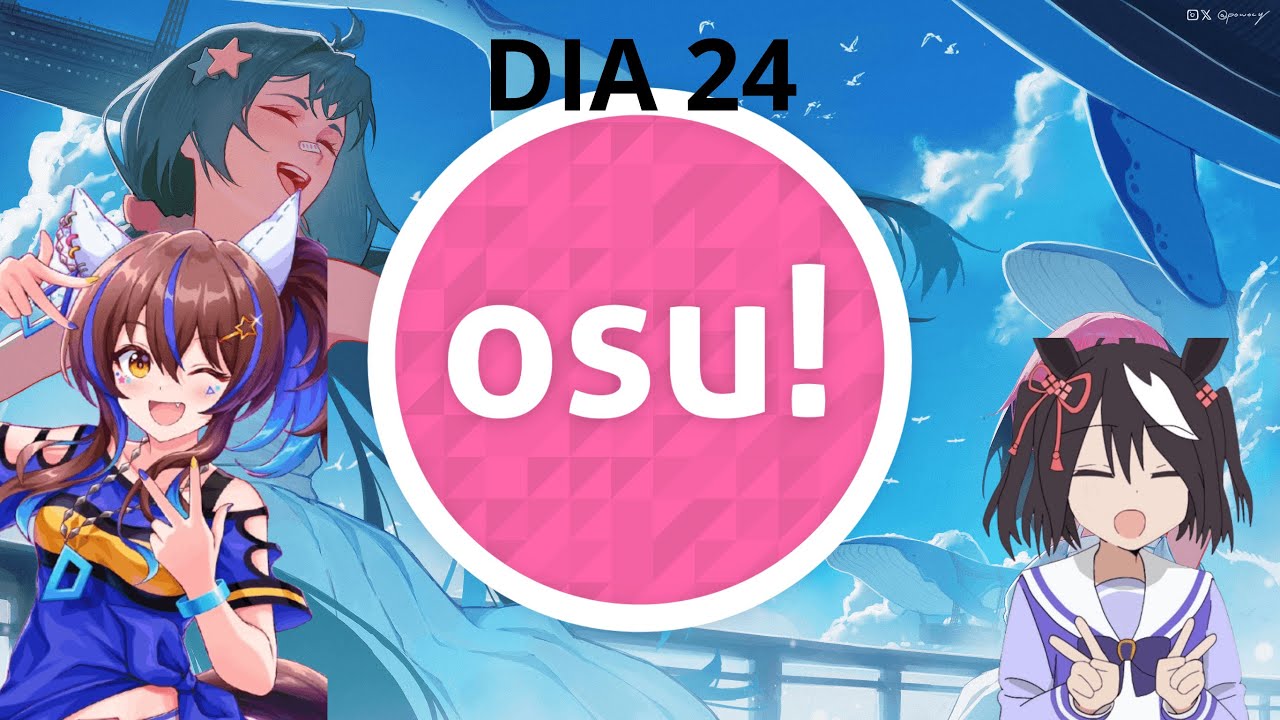 Jogando osu! todo dia (ou quase) até eu pegar 5 dígitos -  Sábado & Osu! (Dia 24)