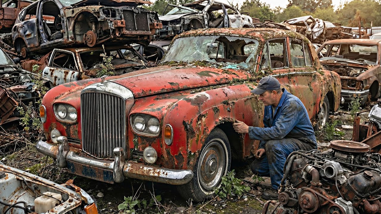 ASMR Car Restoration | 1963 Bentley S3 Continental — From Heavy Rust to Brand New