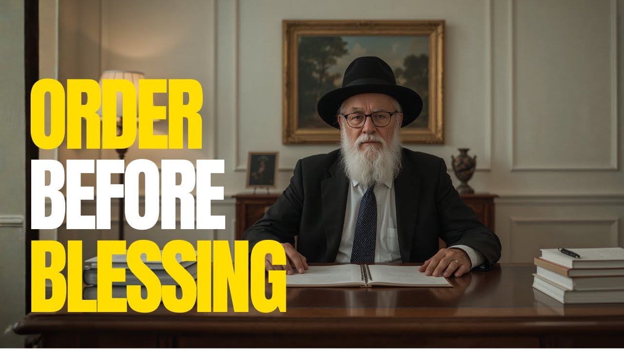 Why Order Comes Before Blessing