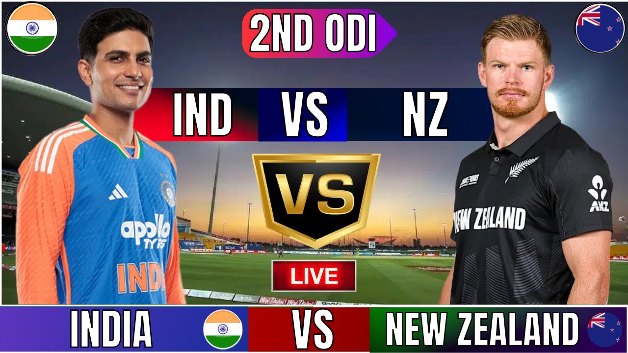 🔴 Live IND Vs NZ Match | Live Cricket Match Today | IND vs NZ 2nd ODI Live Last 5 Overs 