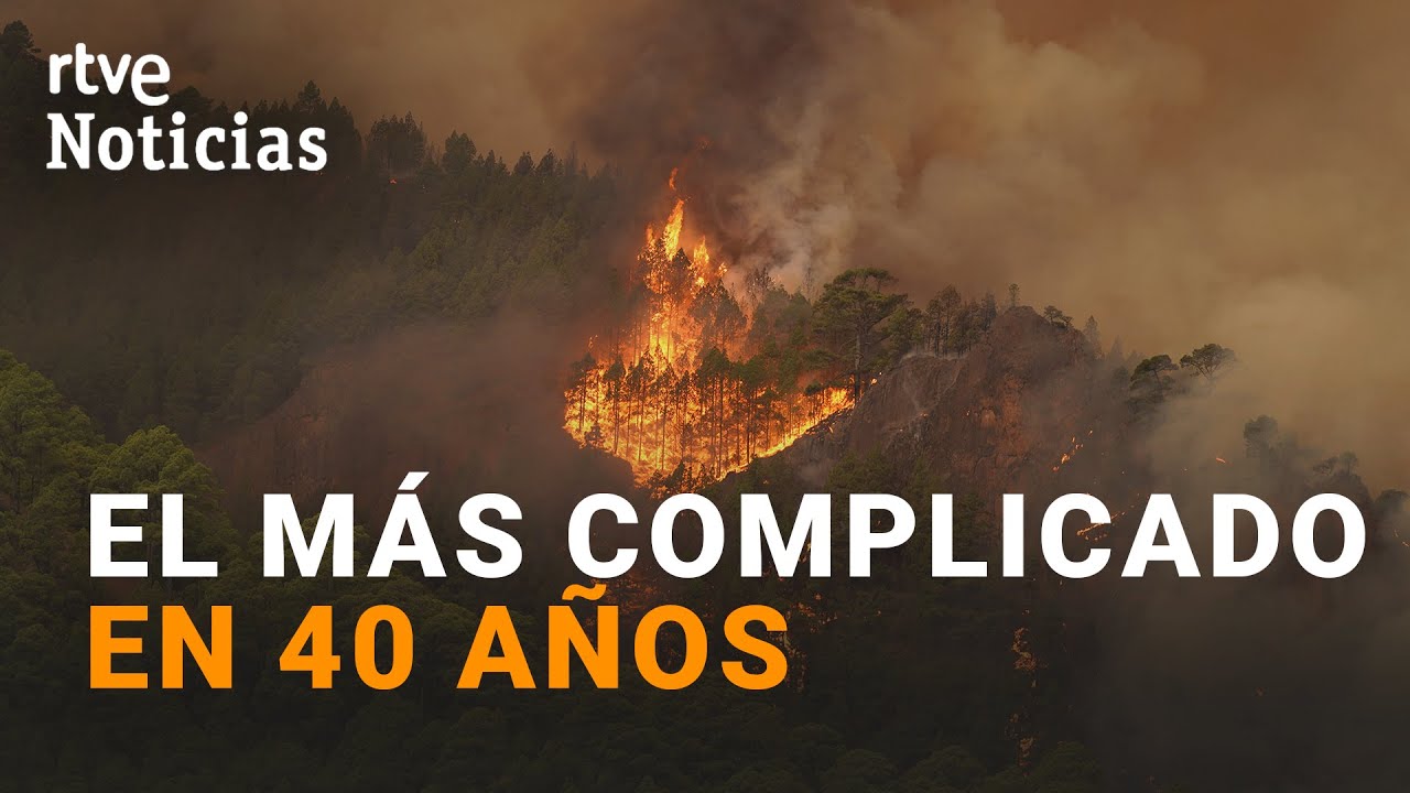 TENERIFFE: El incendio ha QUEMADO ya 2.600 hectáreas y obliga a CONFINAR y DESALOJAR | RTVE Noticias
