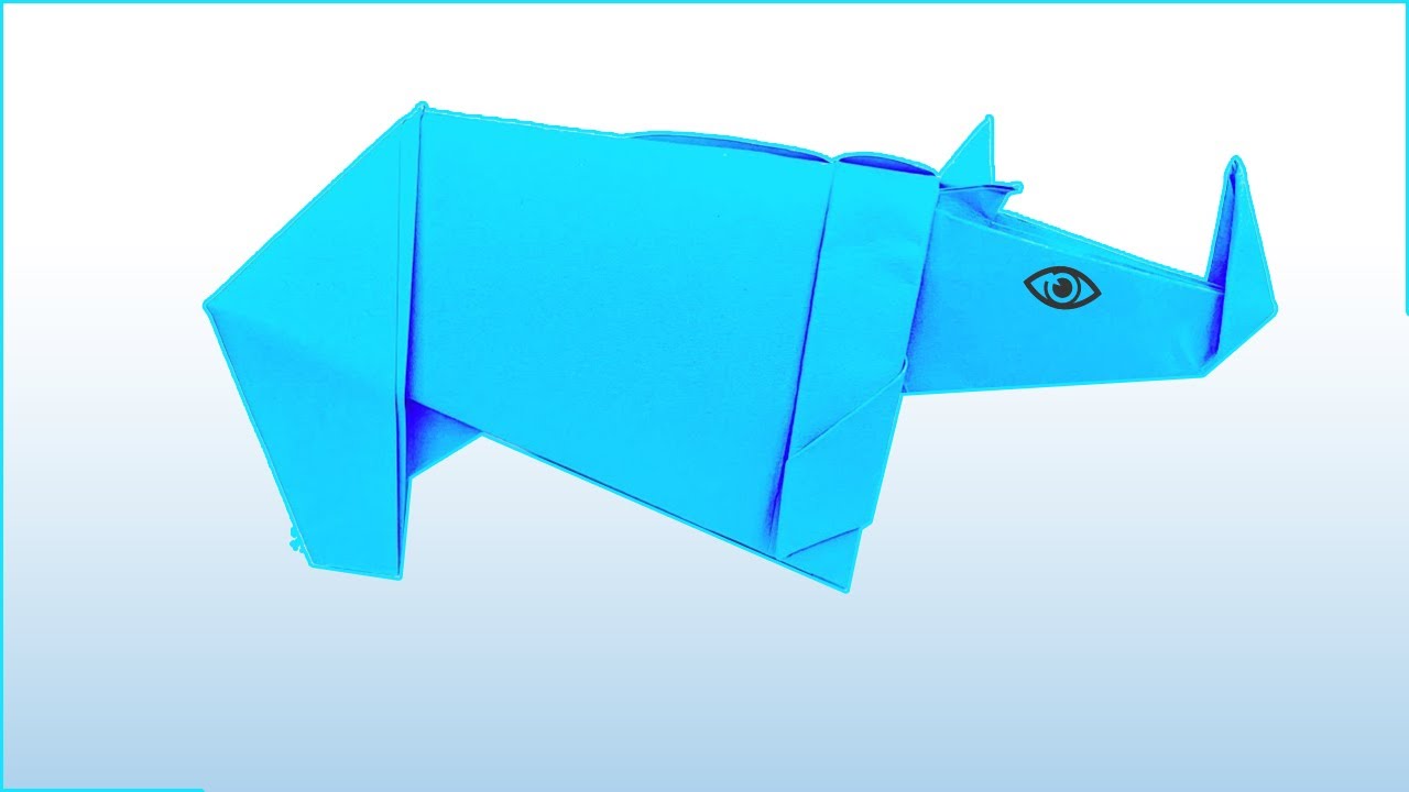 Rhino | How to make easy origami Rhino | 2020