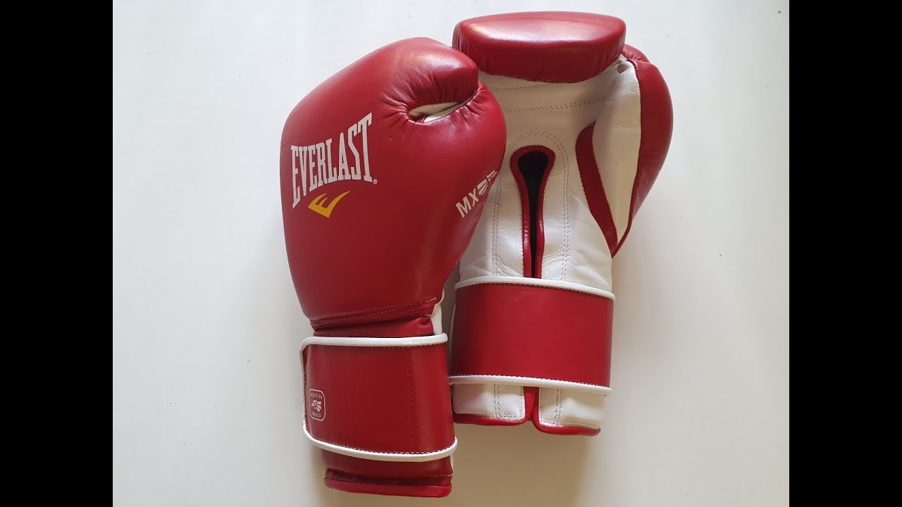 Everlast MX Hook & Loop Training Gloves 16 oz-Обзор боксерских перчаток Everlast MX.