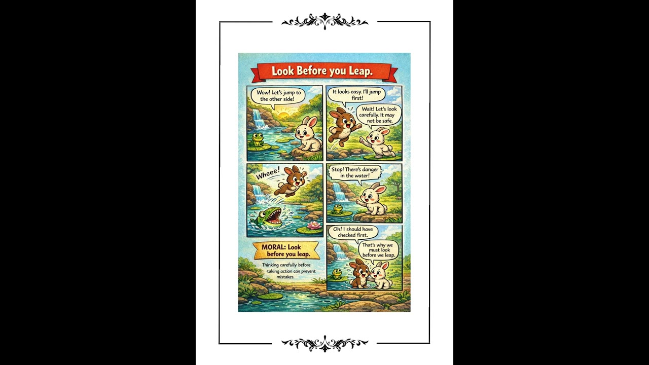 Look before you leap!!