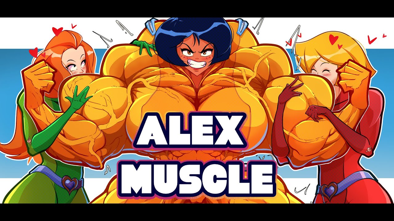 Totally Spies Alex Muscle Drawing 💗