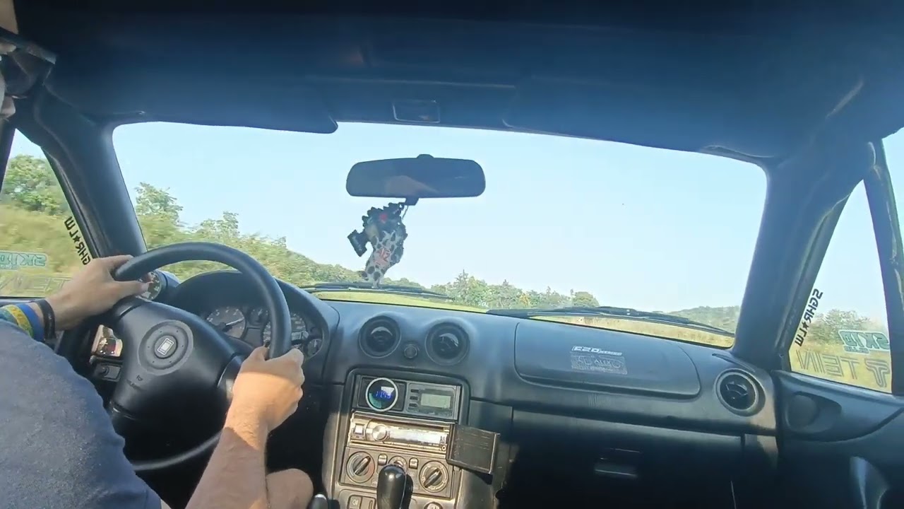 Mazda MX-5 NB 1.6 turbo TD04-13t @0.8bar 1st-4th gear external wastegate