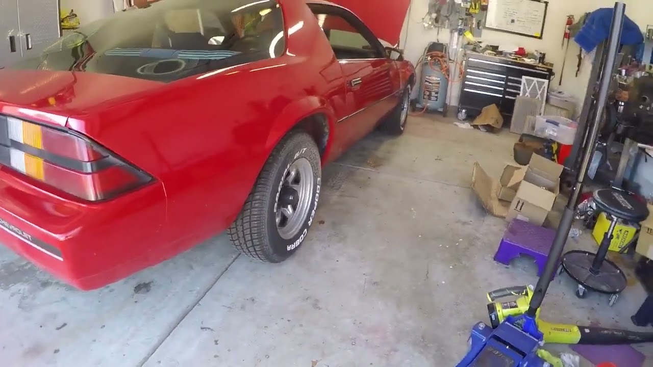 1985 305 Camaro Summit roller cam walkaround, start, 1/4 mile time, Magnaflow
