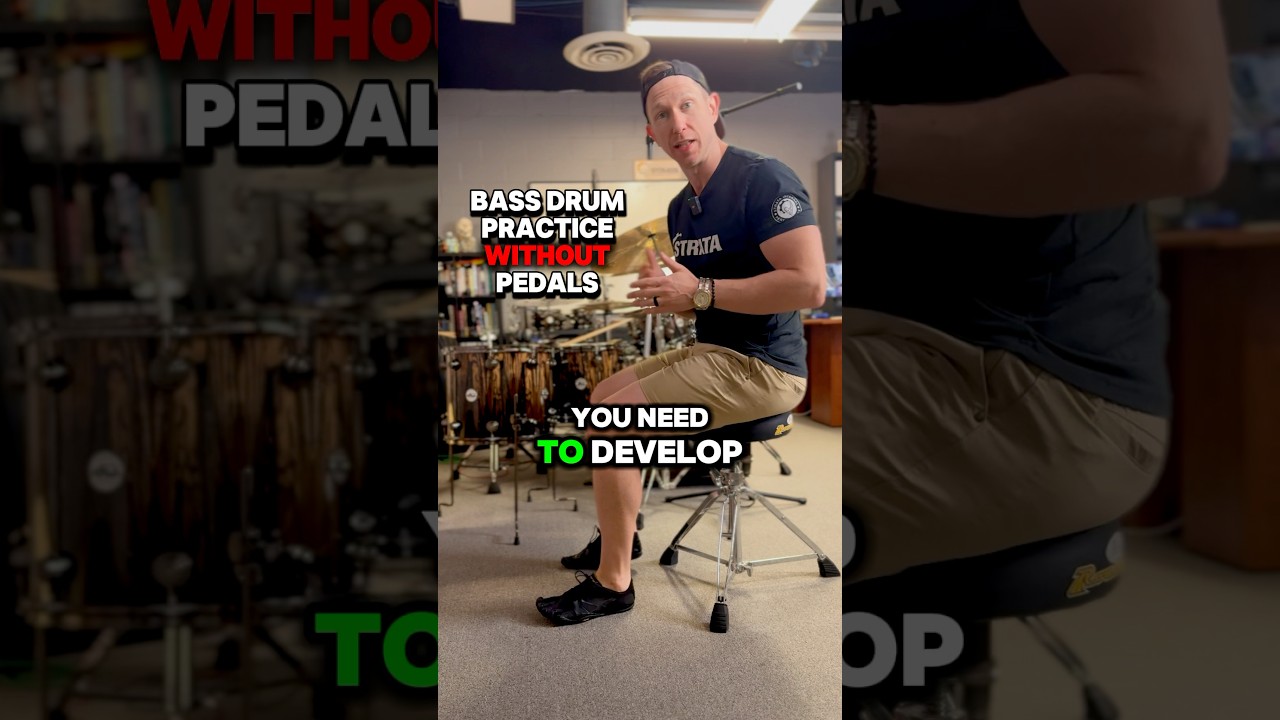 Bass Drum Practice WITHOUT Drums! #doublebass #drums #drumlesson