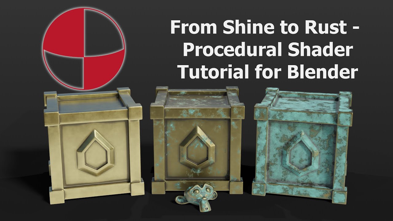 Procedural dynamic bronze - Blender 3.X shader tutorial