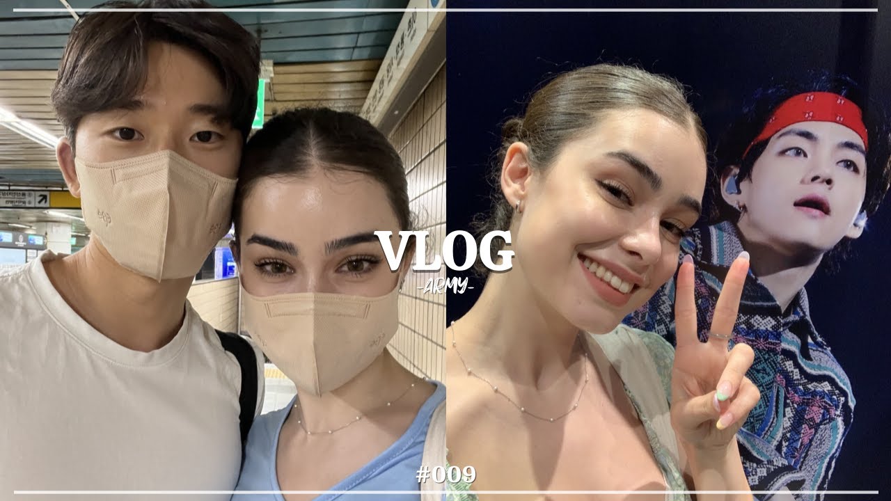 [INTERNATIONAL COUPLE 🇰🇷🇪🇸 VLOG #009] MUSEO de HYBE INSIGHT (BTS) 💜ㅣComprando en OLIVE YOUNG