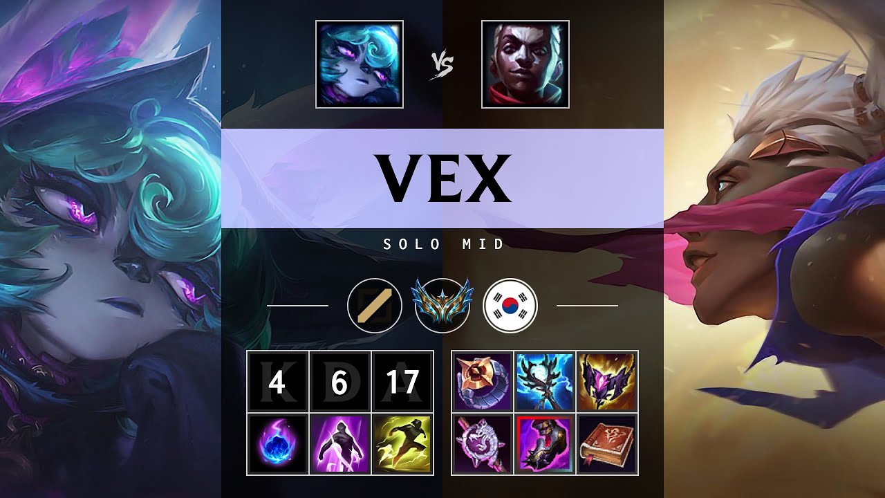 Vex Mid vs Ekko - KR Challenger Patch 25.10