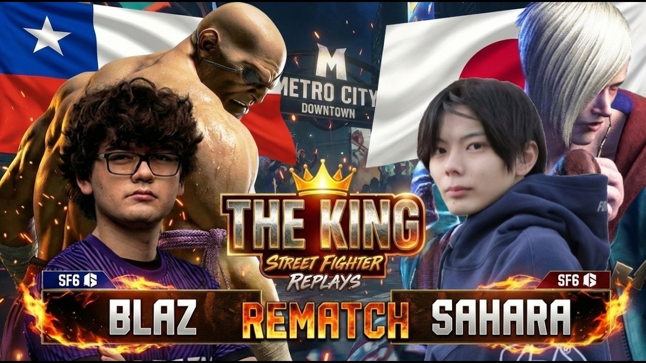 🔥 SF6 REMATCH ▰ BLAZ (Sagat) vs SAHARA (Ed) ▰ Street Fighter 6 | High-Level Set 🔥