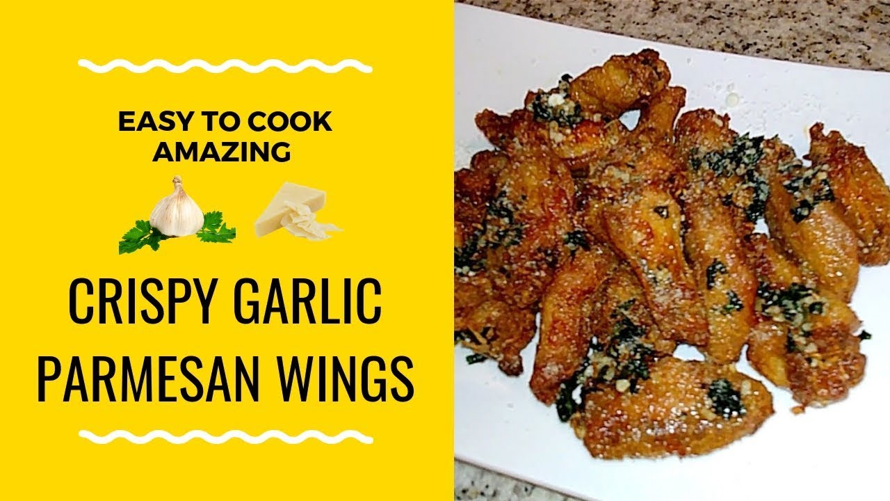 Crispy Garlic Parmesan Chicken Wings | Easy Chicken Wing Recipes