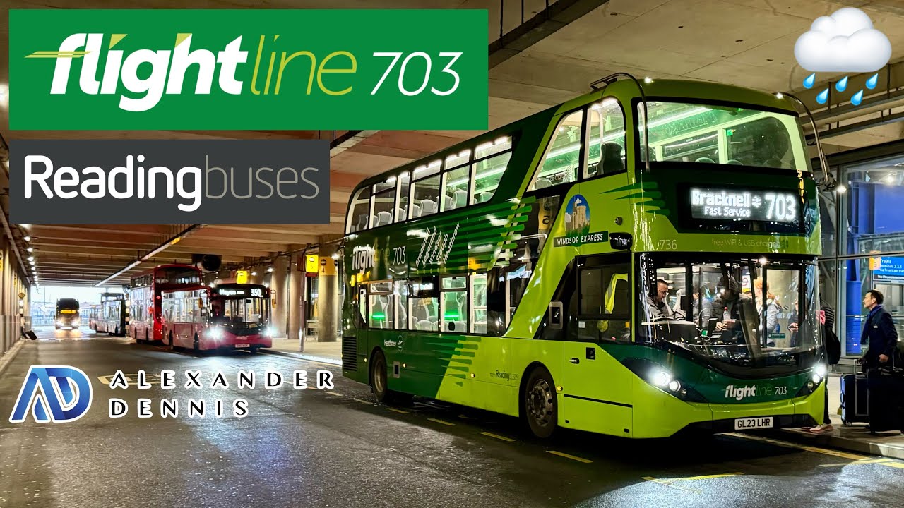 [Reading Buses: Flightline 703 Heathrow Airport to Bracknell via Slough, Windsor] ADL Enviro400 City