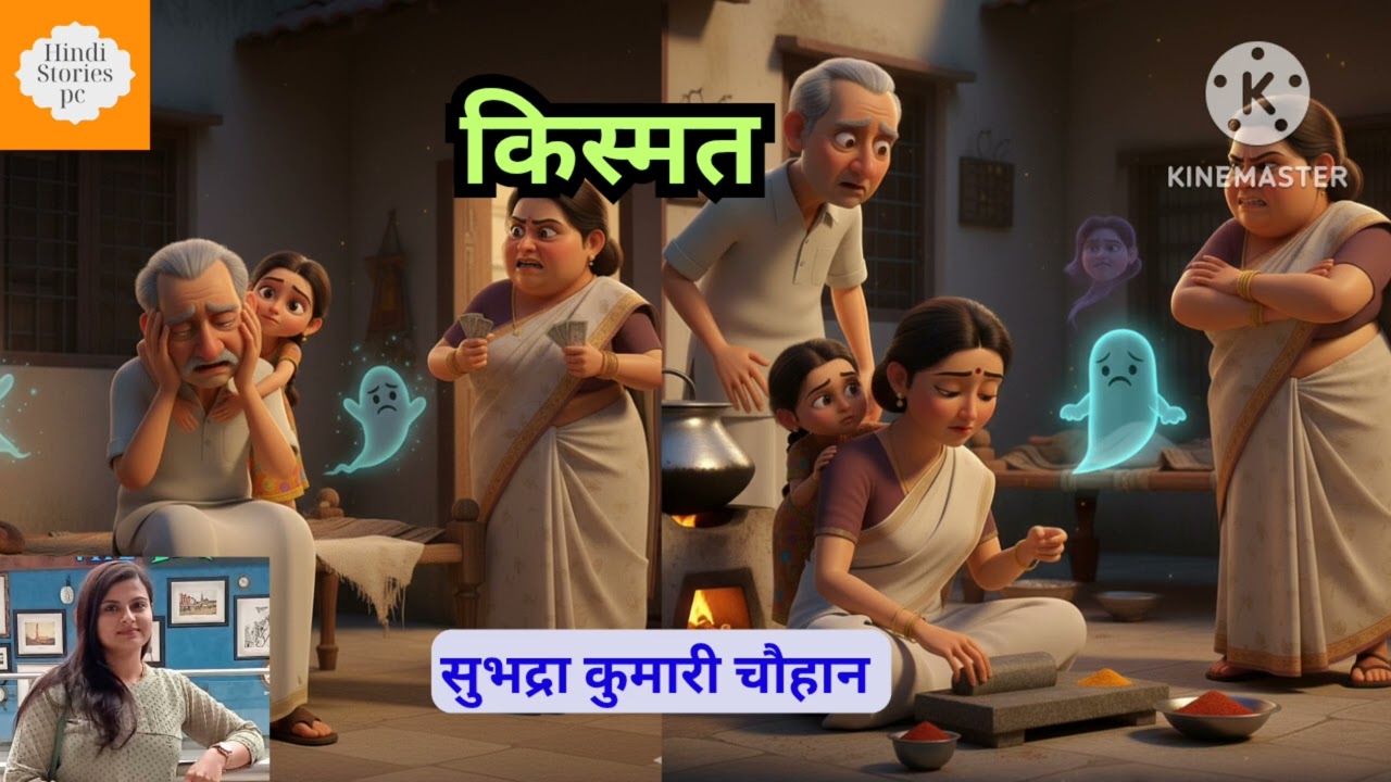 किस्मत।सुभद्रा कुमारी चौहान।Destiny।Hindi Motivational Stories।Hindi Moral Stories।kahaniyan।sahitya