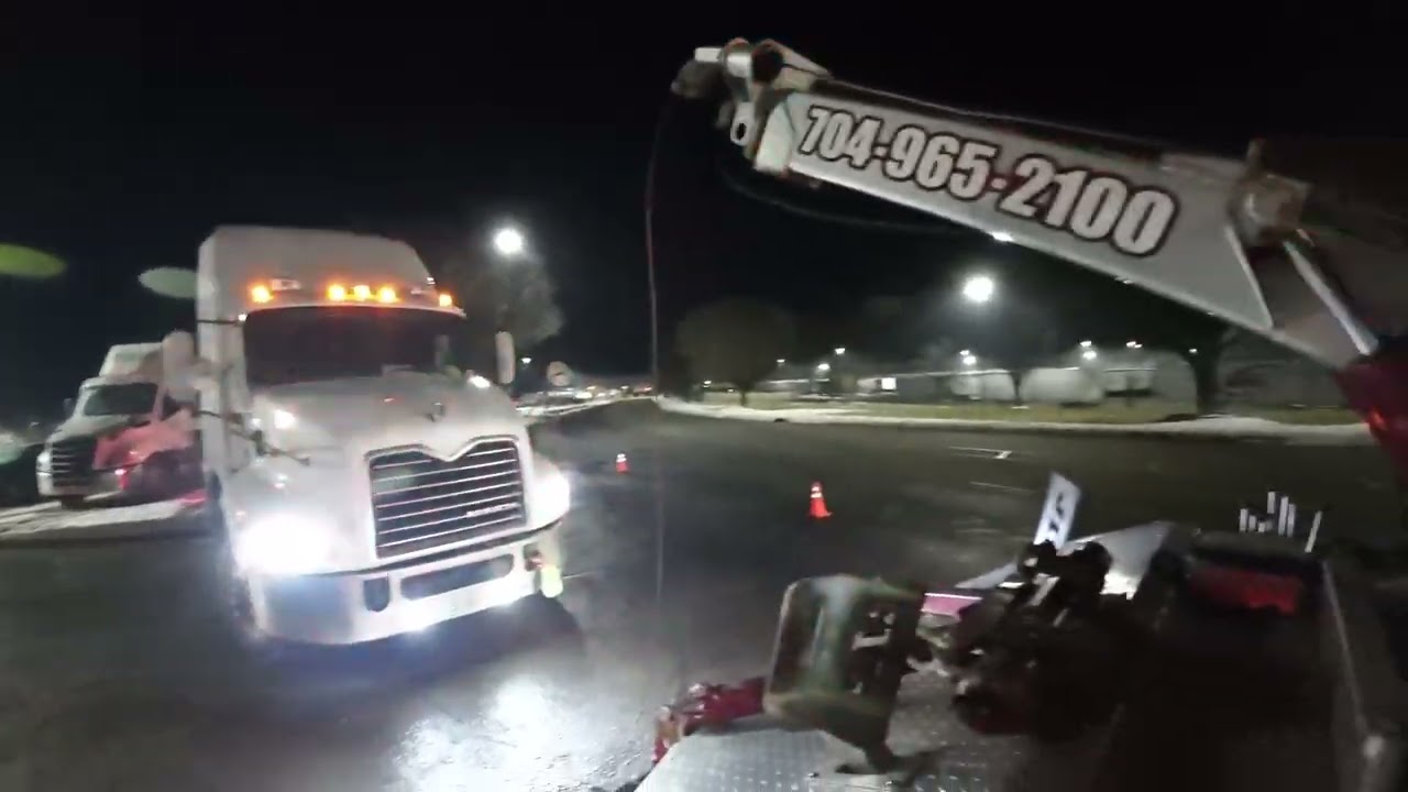 F550 против мощной лебедки MACK