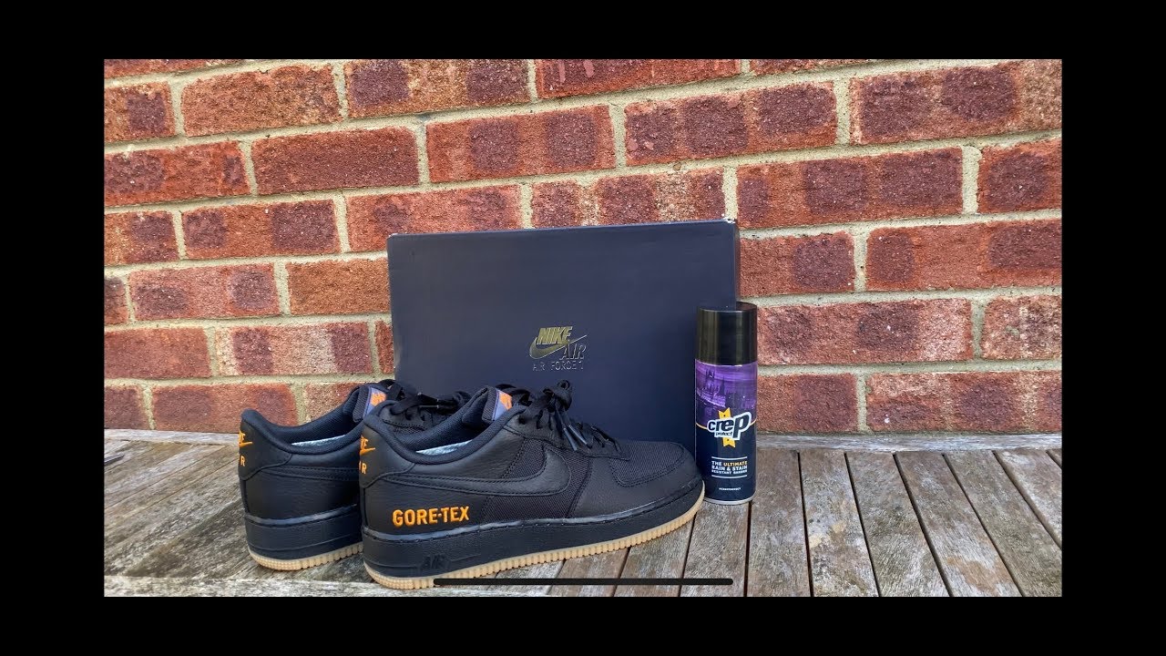 NIKE GORE-TEX Air Force 1 black orange - The Shoe For Everything (Small Edit)