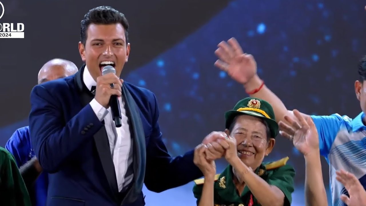 Mr World 2024 Danny Mejia Nam Vương Thế Giới 2024 hát 