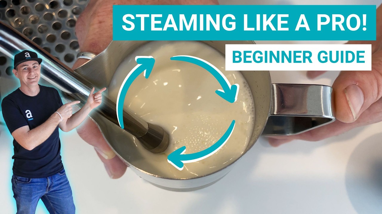 Learn how to Steam, Stretch & Froth Milk - Guide For The Perfect Milk Coffee Texture