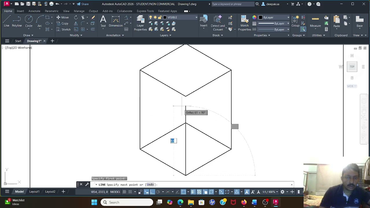 Isometric Projections of Solids in Autocad- Problem 4