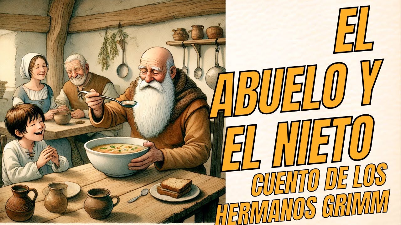 El abuelo y el nieto, cuento de los hermanos Grimm