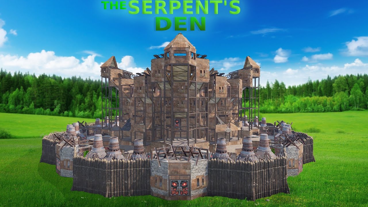 The Serpent's Den | 20+ Meta clan base | Insane Mountain Roof | Build Tutorial