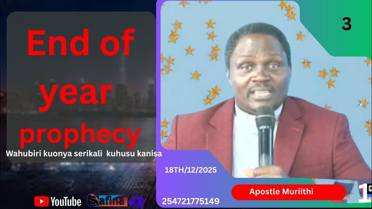 END OF YEAR PROPHECY:SERVANTS OF GOD WARN GOVERNMENT OVER CHURCH CLOSURE