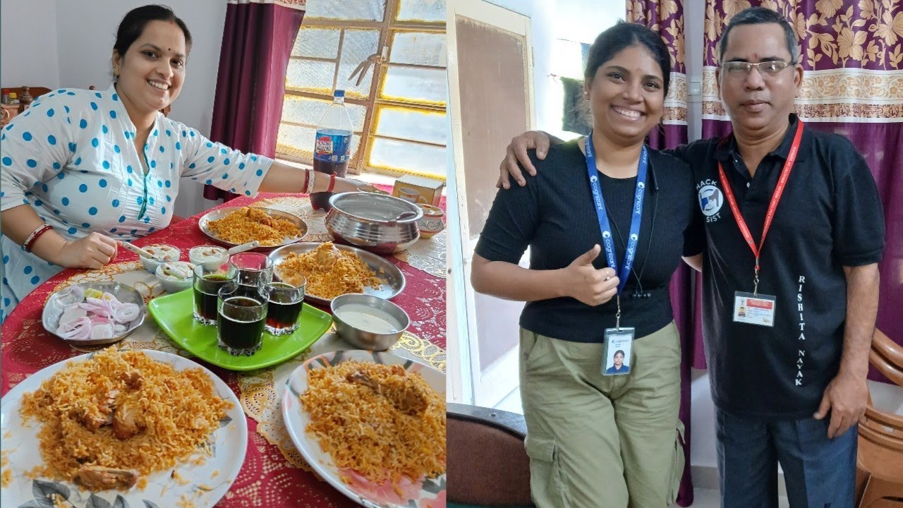 My Daughters First Job in Cognizant🏅Happy Moment for us/kitne sare Gift layi hai Christmas Day pe💕