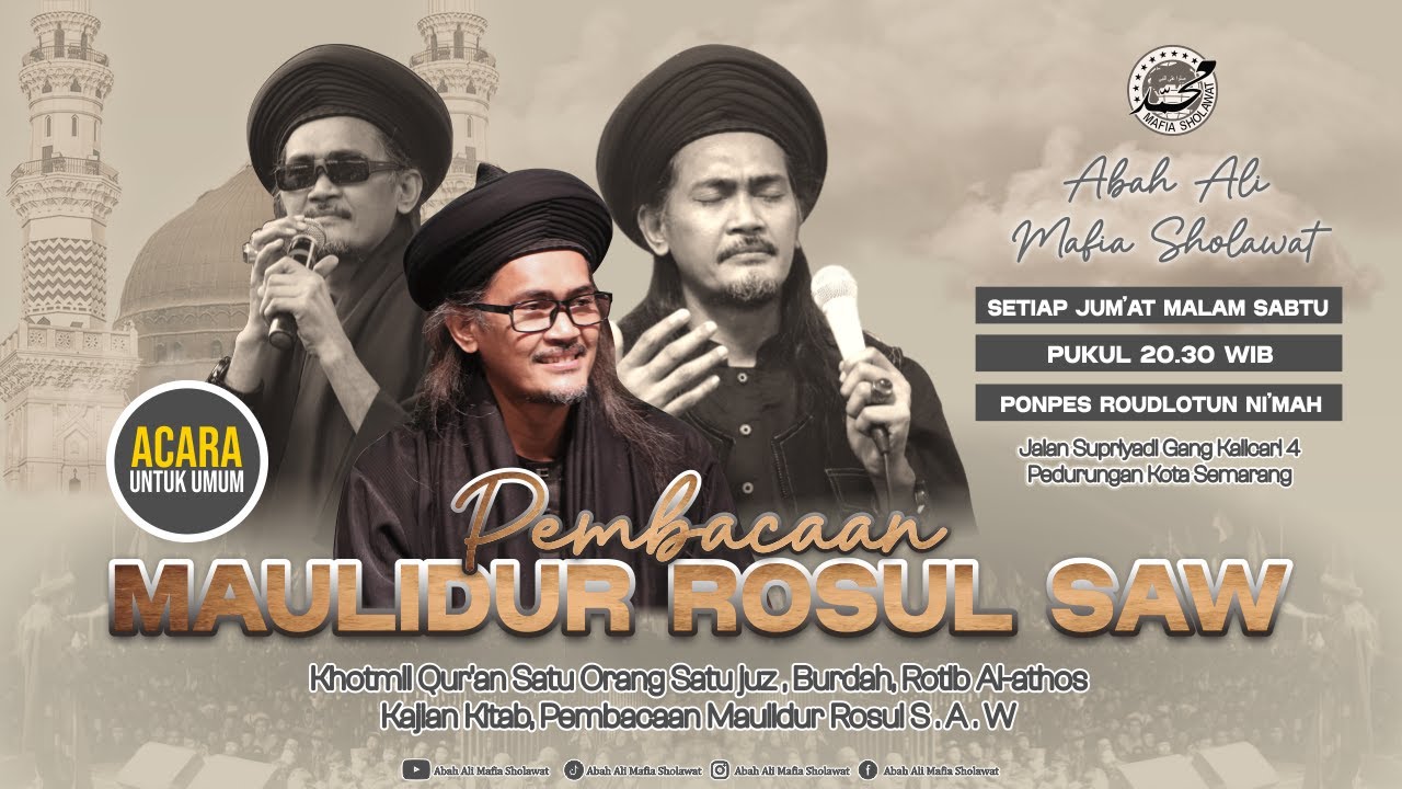 🔴[ LIVE ] RUTINAN MALAM SABTU PEMBACAAN MAULIDUR ROSUL BERSAMA ABAH ALI MAFIA SHOLAWAT 02-01-2026