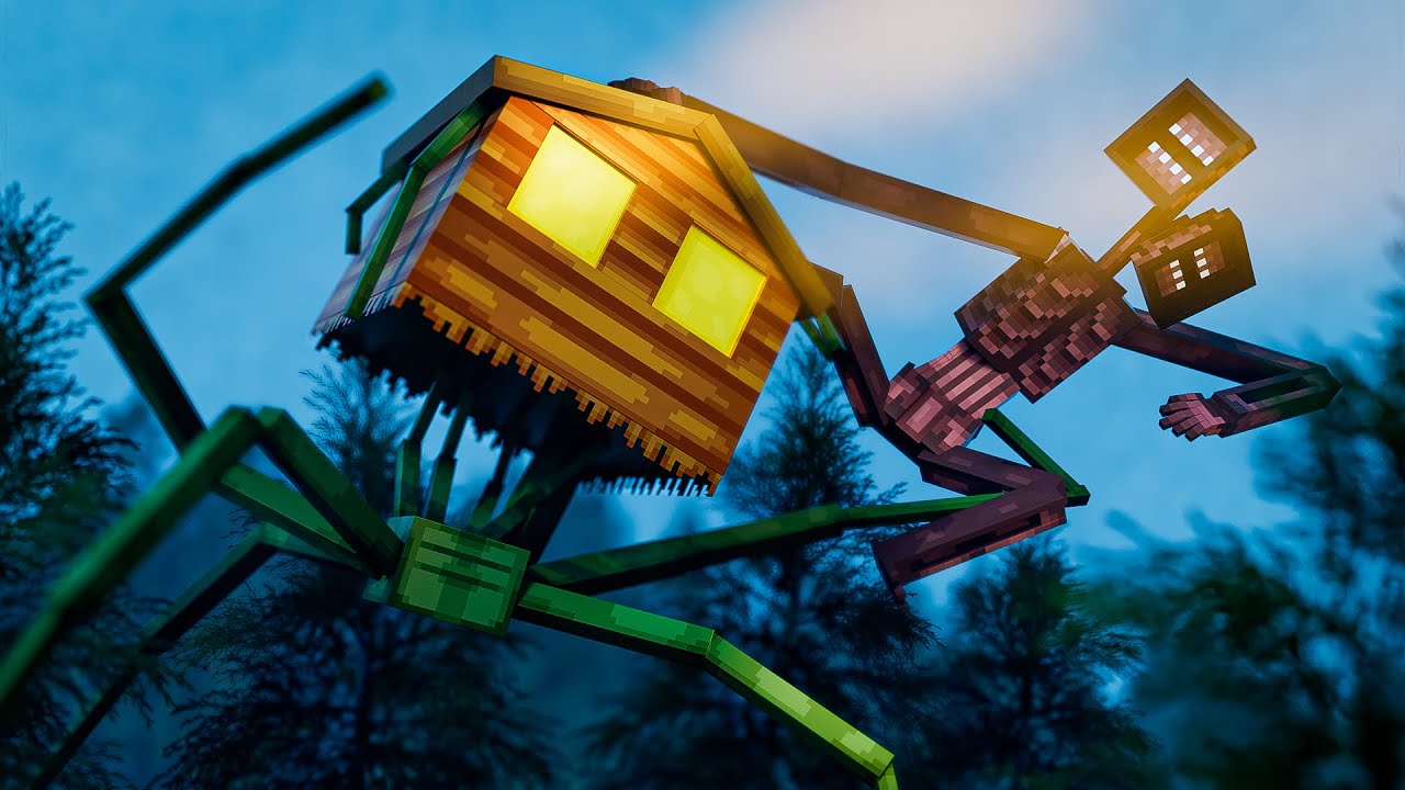 HOUSE HEAD VS SIREN HEAD NO MINECRAFT !! ( TREVOR HENDERSON ) AVENTURA COM MODS