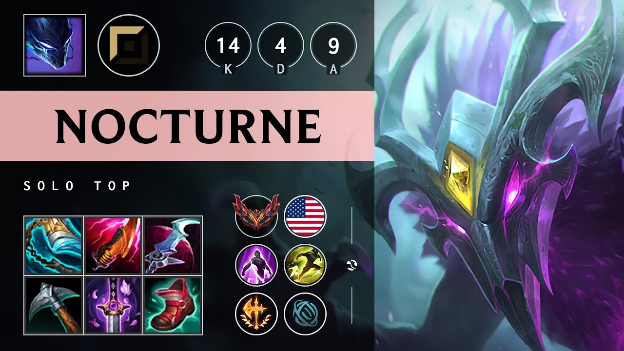 Nocturne Top vs Irelia - NA Grandmaster Patch 25.S1.2