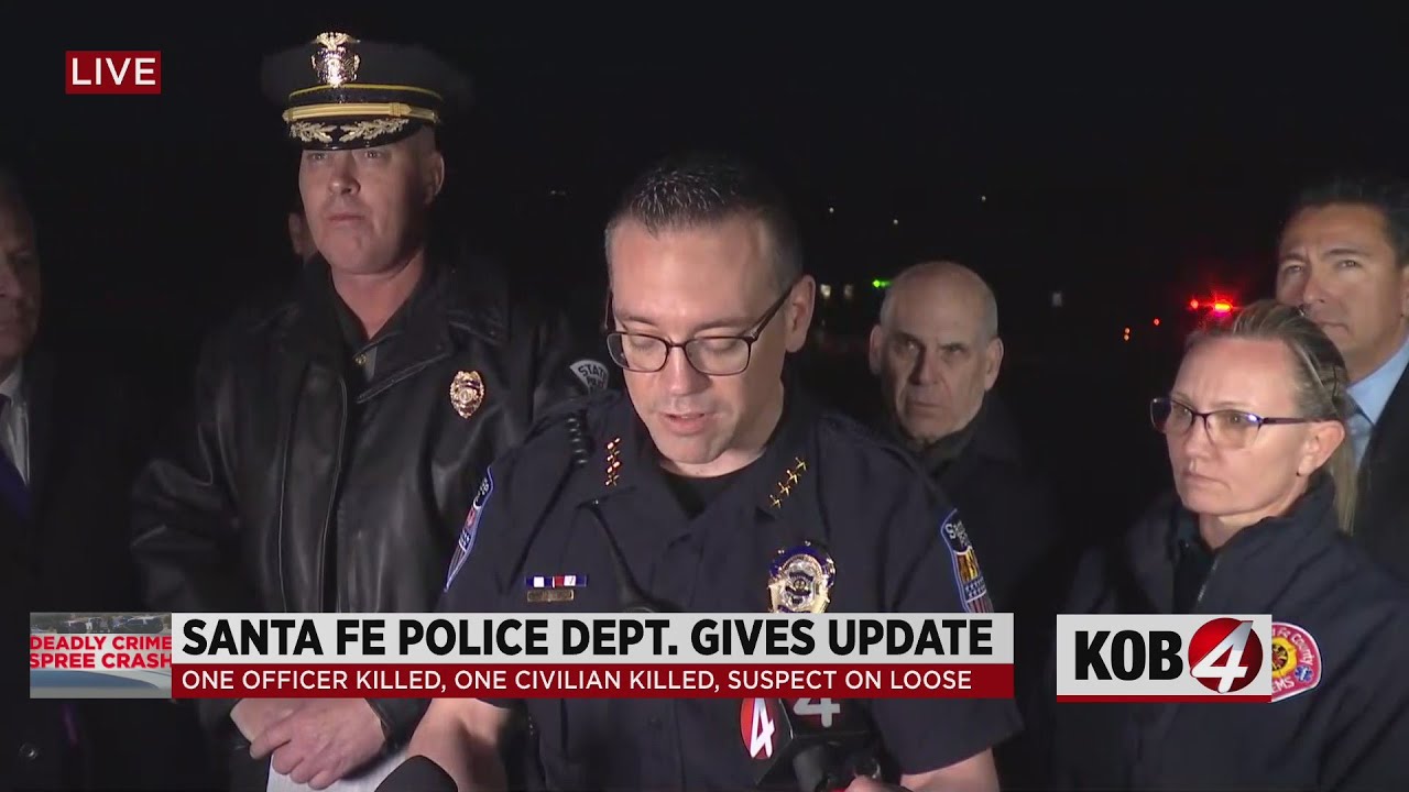 Watch: Authorities hold news conference after officer, civilian killed in pursuit on I-25