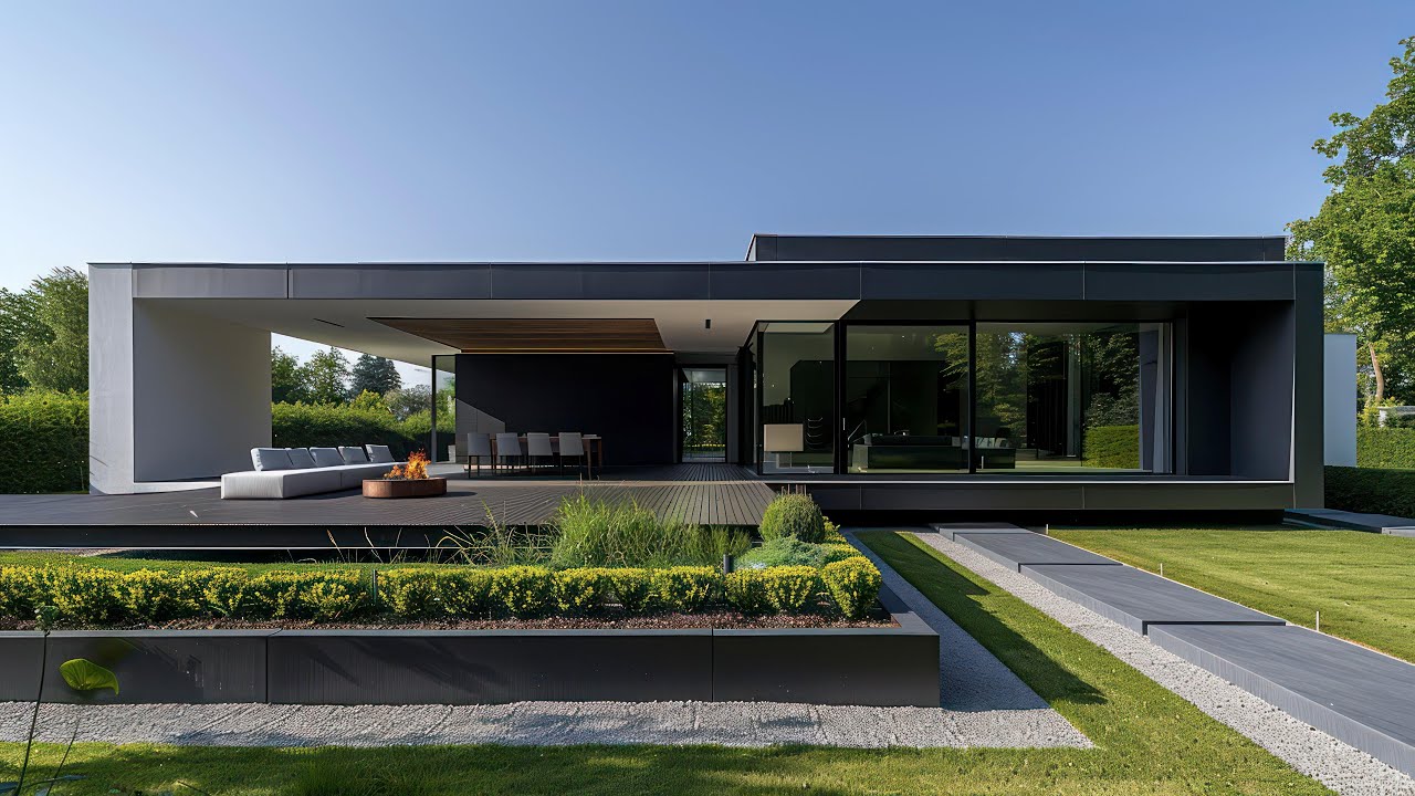 Explore Beautifully Designed Modern Single Story Concrete Houses &ndash; A Full Tour Inside!