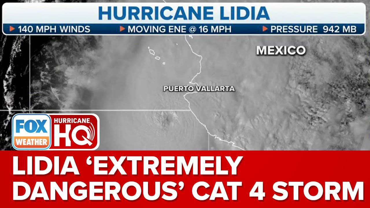 Hurricane Lidia Rapidly Intensifies Into Category 4 Storm As It Approaches Mexico