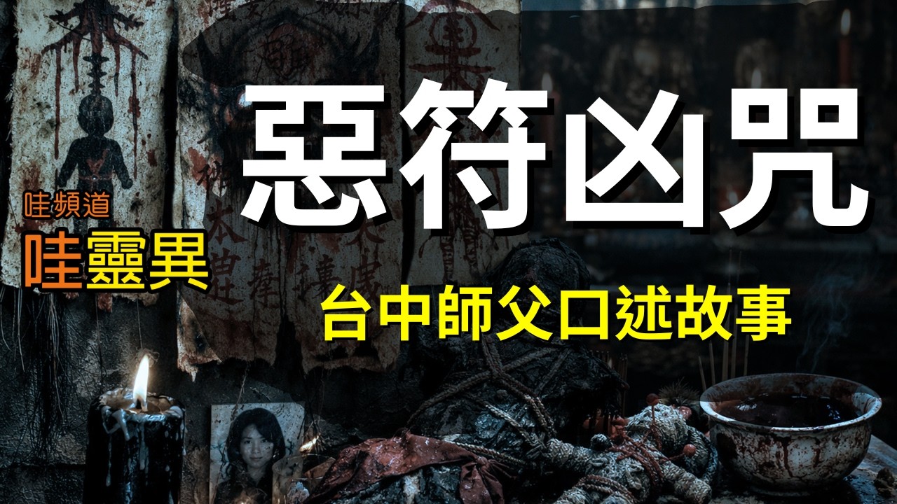 台中真實事件｜他在宮廟前突然失控自殘&hellip;竟是惡咒反噬  | 台中師父提供的口述故事 EP03 | 台灣鬼故事 睡前恐怖故事
