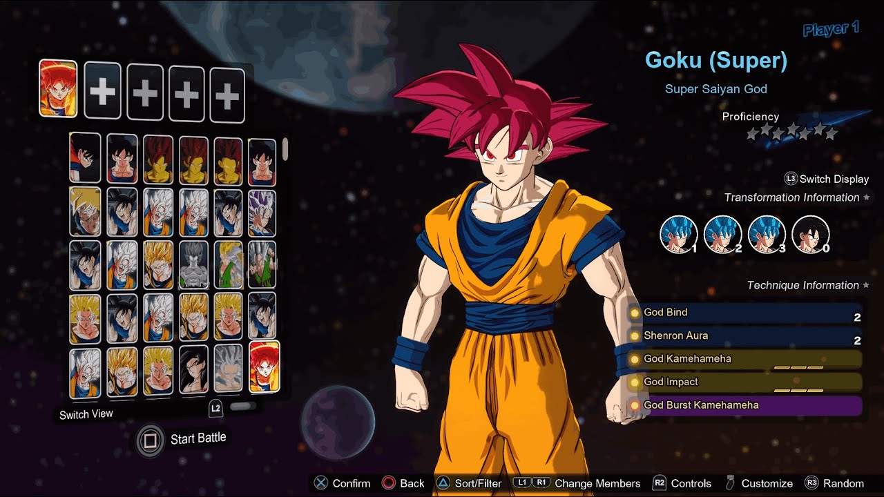 Dragon Ball Sparking Zero - Goku SSJ God VS Beerus