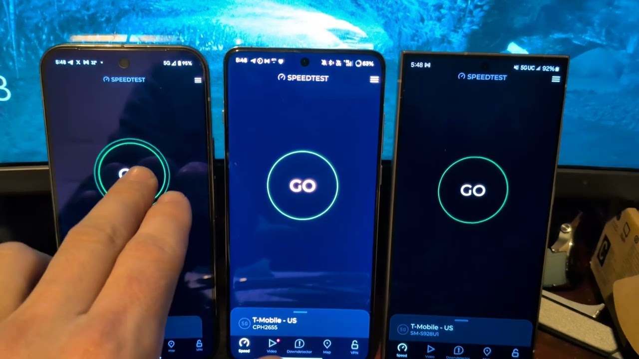 🏃💥 RF & Speed Test of OnePlus 13 vs Pixel 9 Pro XL vs S24 Ultra on T-Mobile! 9 miles from the tower!