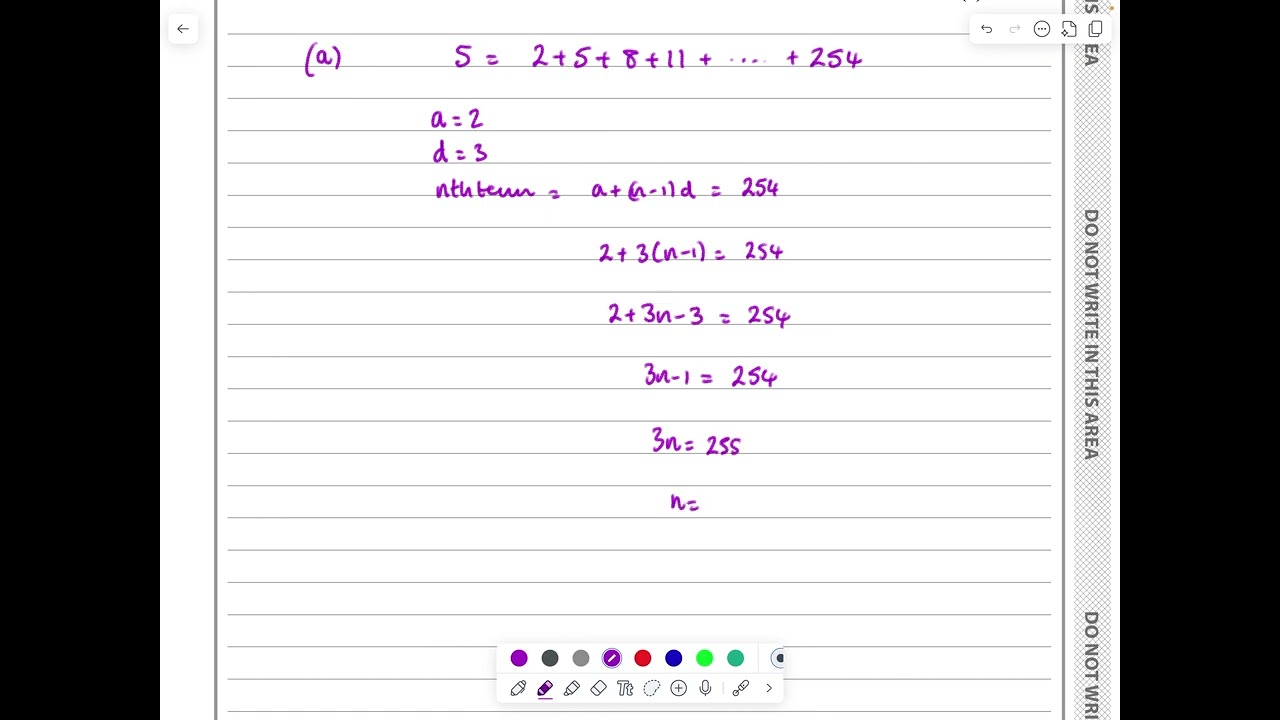 IAL, Edexcel, Jan 2025, P2, Q1, Sequences and Series, Arithmetic Series, Pure, Nick Peters, WMA12/01
