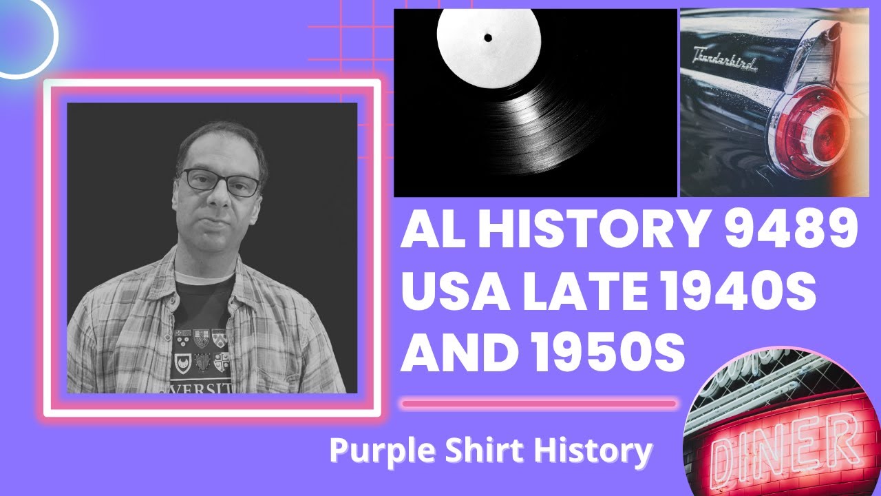 История Кембриджа, Алабама, 9489, США, конец 1940-х и 1950-е годы