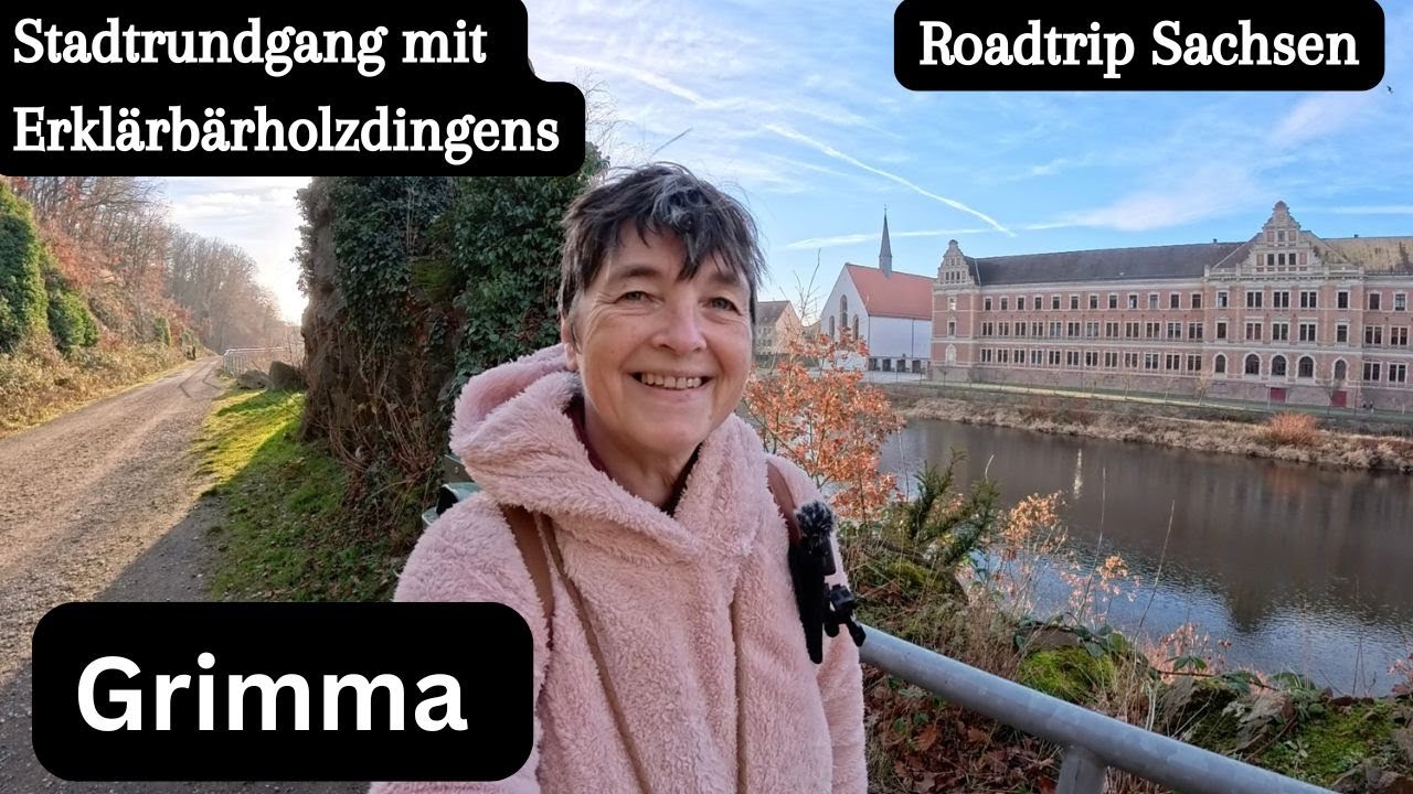 Vlog 360 Grimma Stadtrundgang • Sachsen Roadtrip • Deutschlandreise im Minicamper • schöne Altstadt