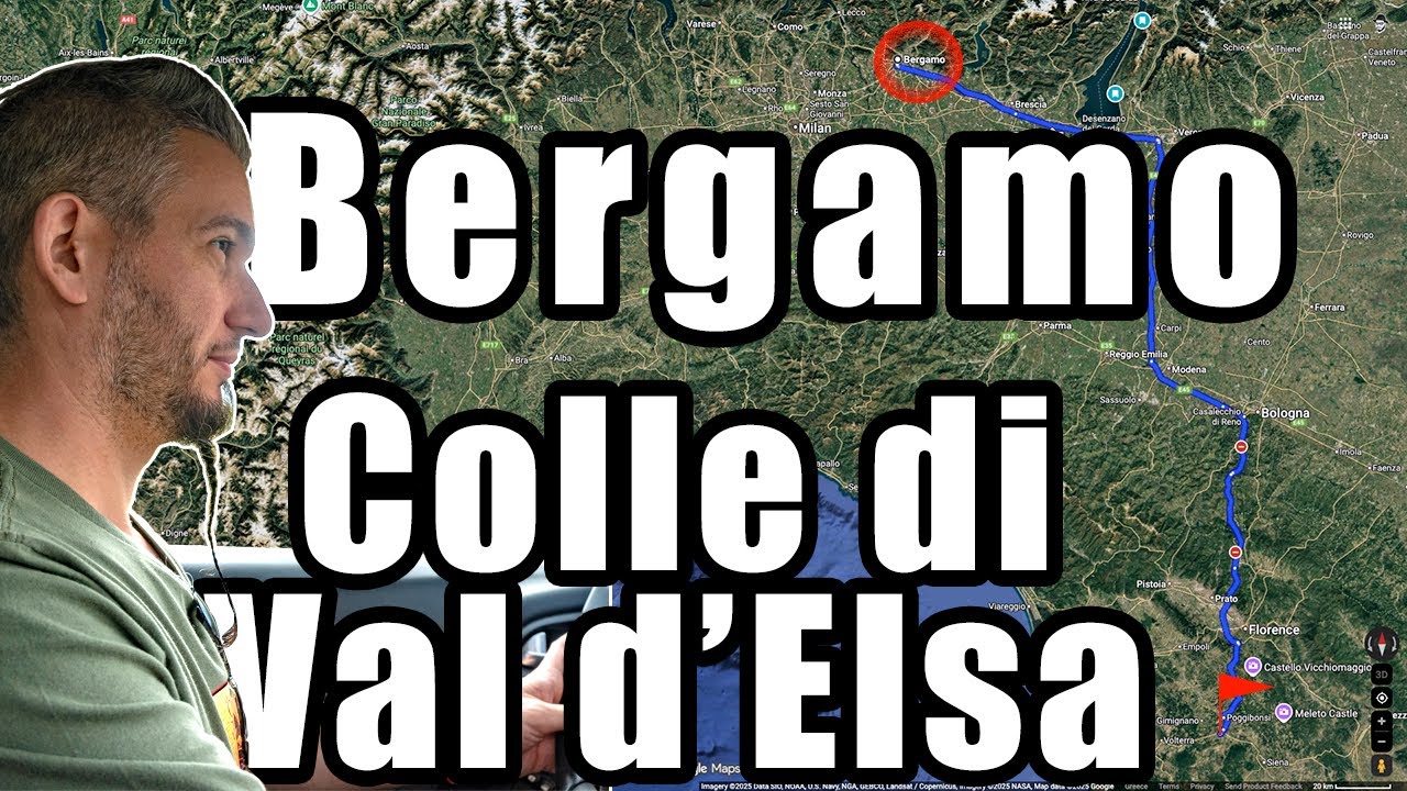 Noble Houses of a small town in Tuscany 🏚️ Bergamo – Colle di Val d'Elsa Road Trip 🚙