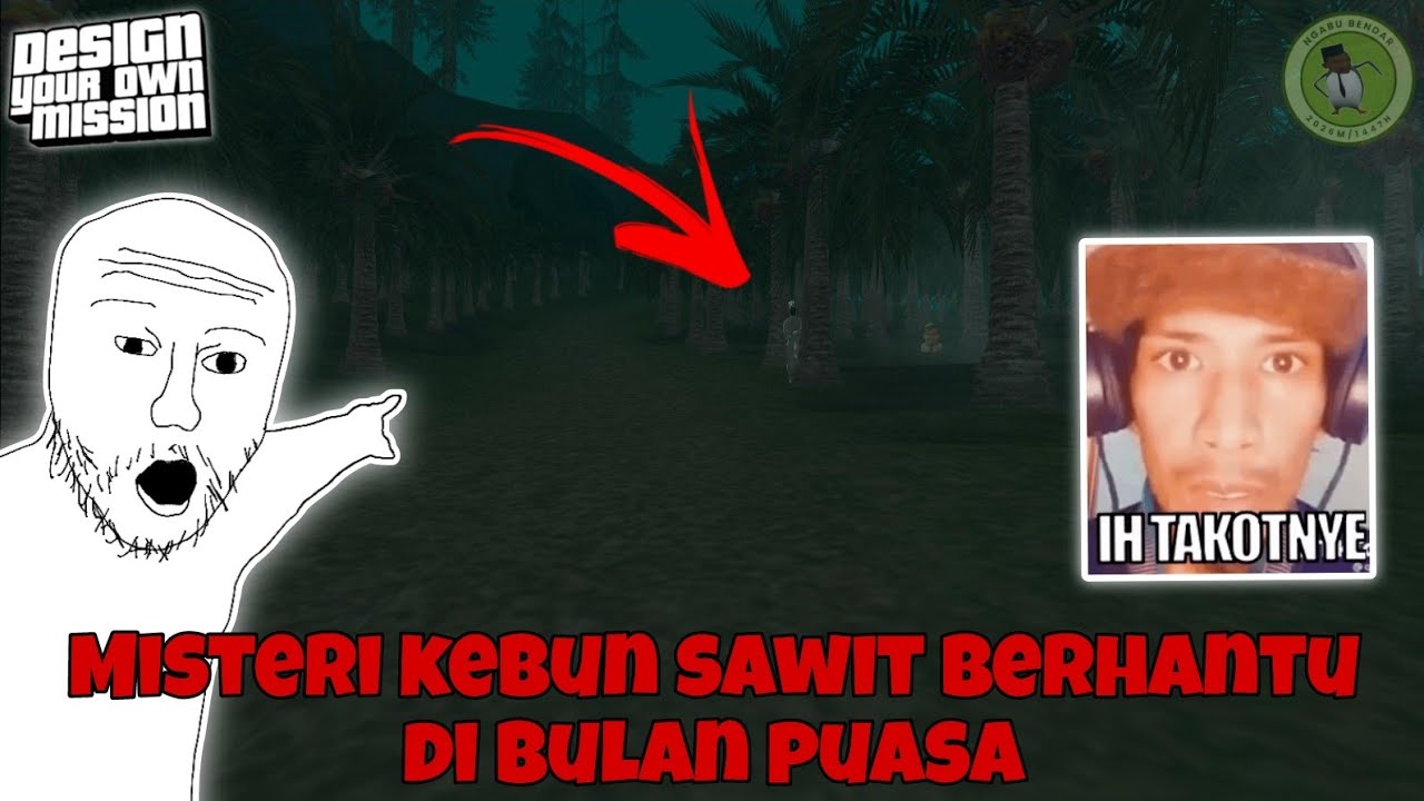 Kebun sawit ini ternyata horror, banyak banget penunggunya | NGABU BENDAR